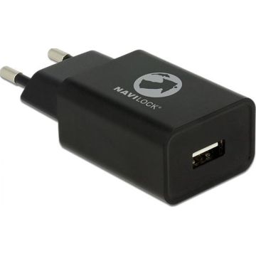 NAVILOCK Lader USB/A Qualcomm QuickCharge zwart