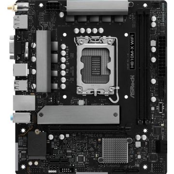MB ASRock Intel 1851 H810M-X WiFi M-ATX 2xCU D5 6400+(OC) PCIe4.0 USB3.2 Gen1 WIFI5