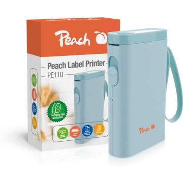 Peach Etikentendrucker PE110 blauw