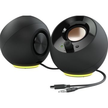 Creative Speaker Pebble SE RGB Stereo, zwart