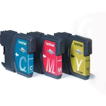 Brother LC1100RBWBP - Geel, cyaan, magenta