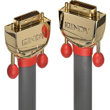 Lindy DVI-D Dual Link Kabel Gold Line 15m