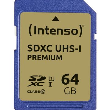 Intenso SD Card 64GB UHS-I Premium