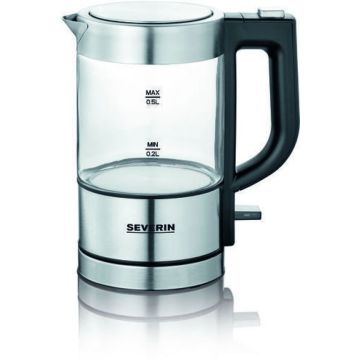 Waterkoker Glas 0.5Ltr 1100W
