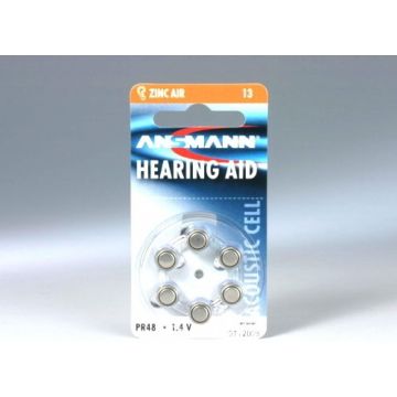 Blister 6 X Zinc - Air battery PR 13