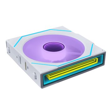 Lian Li Uni Fan SL-INF Wireless 140 Reversed Blade White - Ventilator