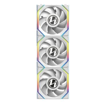 Lian Li UNI FAN SL Wireless LCD 3-pack White - Ventilator