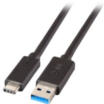 EFB USB3.1 Anschlusskabel A-C,St.-St.,1,0m,schwarz,Premium