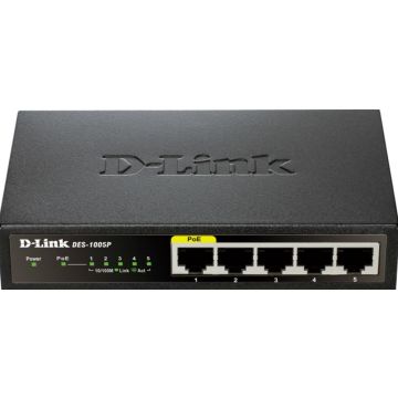 D-Link DES 1005P - Switch