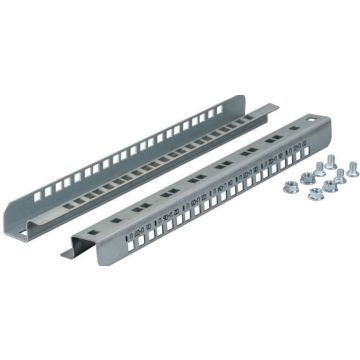 EFB 19""-montagerails voor 20HE, Set met 2 stuks
