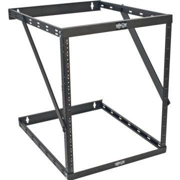 Eaton Tripp Lite Series 8U 12U 22U 2 Post Open Frame Rack Cabinet Expandable 23.5" Depth Wall Mount - Rack open frame