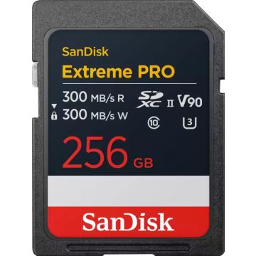 SanDisk Extreme Pro SD UHS-II-kaart (V90) 256GB - Flashgeheugenkaart