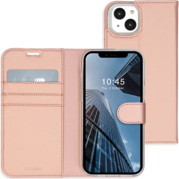 Accezz Wallet Softcase Bookcase iPhone 14 Plus - Rosé Goud