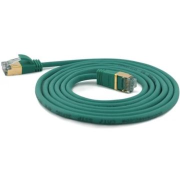 Wantec Patchkabel SSTP CAT7 Ste. CAT6a d=4mm 0,20m groen