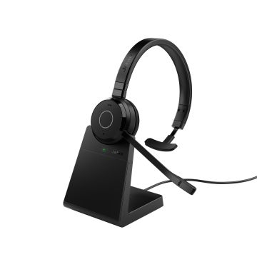 Jabra Headset Evolve 65 TE UC Mono USB inkl. Laadstation