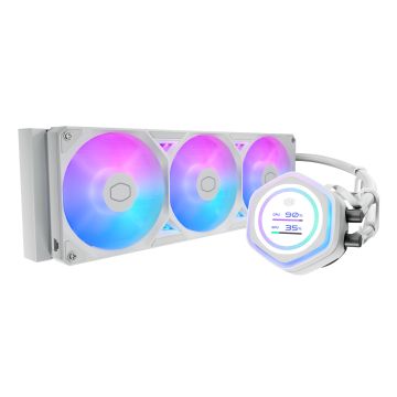 Cooler Master MasterLiquid Atmos II LCD 360 White - Waterkoeler