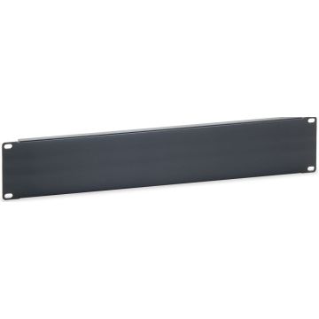 Equip Blende 19"" 2HE RAL 9005 zwart