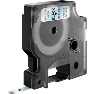 DYMO D1 - Zwart op transparant