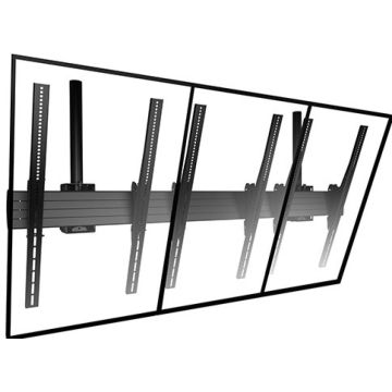 Chief Fusion 3x1 Menu Board Ceiling Display Mount - For Displays 40-55"