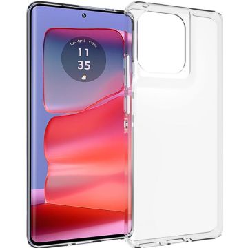 Accezz Clear Backcover Motorola Edge 50 Pro - Transparant