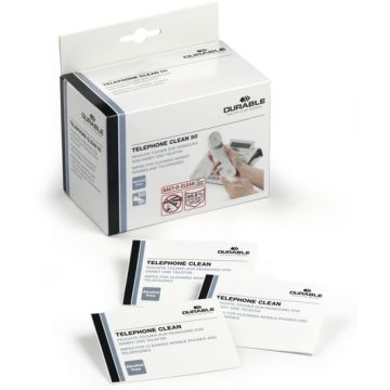 DURABLE TELEPHONE CLEAN 50 reinigingstÃ¼cher 50 stuks