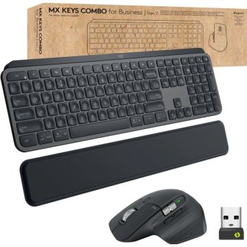 Logitech MX Keys Combo for Business  Gen 2 - Toetsenbord en muis set