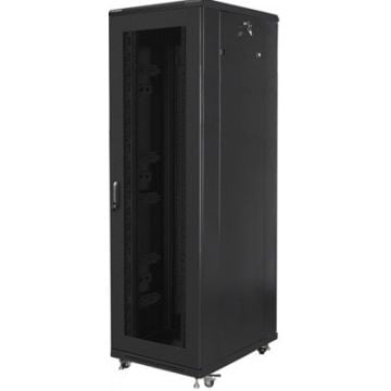LANBERG 19" RACKMOUNT 42U 800X800 SCHWARZ GELOCHTE TÜR EINBA