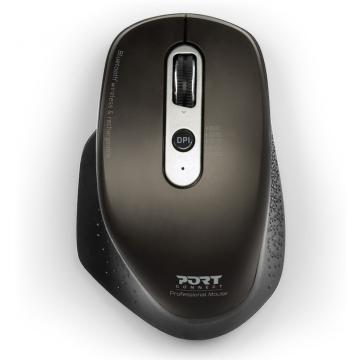 Port Designs Bluetooth + Wireless & Rechargeable Executive Mouse - Muis