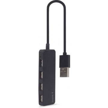 gembird 4-Port-USB-Hub, zwart