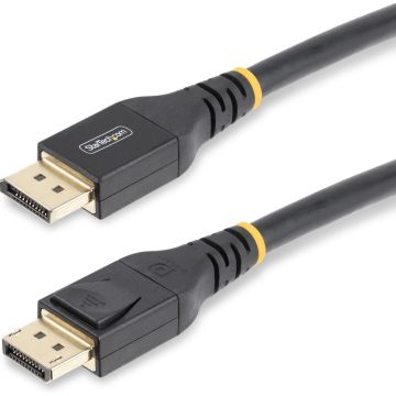 StarTech.com 33ft (10m) VESA-Certified Active DisplayPort 1.4 Cable, DP8K wHBR3HDR10MSTDSC 1.2HDCP 2.2, 8K 60Hz, 4K 120Hz Video - Active DP 1.4 Cable MM (DP14A-10M-DP-CABLE)