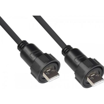 Good Connections Industrie-stekker S4 -USB 2.0 A-A 1m Kabel