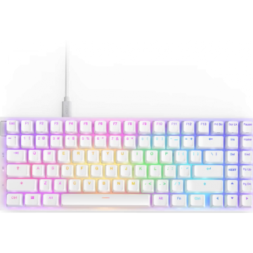 NZXT Function 2 MiniTKL, Tenkeyless/toetsenbord zonder numeriek toetsenblok (80 - 87%), Bedraad, USB, Optische sleutelschakelaar, LED, Zwart