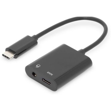 DIGITUS - Adapter USB-C naar koptelefoonstekker