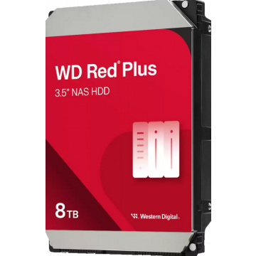WD Red Plus WD80EFPX 8TB - Vaste schijf