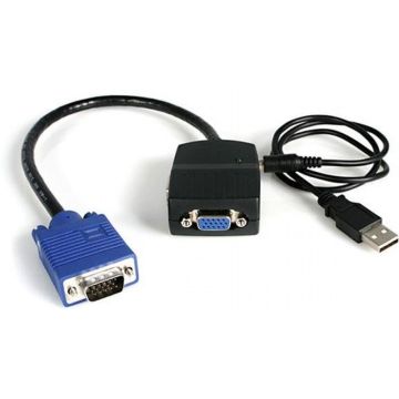 StarTech.com 2 Poorts VGA Video Splitter - USB gevoed