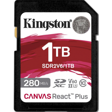 Kingston Canvas React Plus V60 1TB - Flashgeheugenkaart