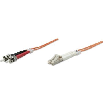 Intellinet LWL aansluitkabel LC/ST 3m Multimode OM2 oranje