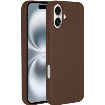 Accezz Liquid Silicone Backcover met MagSafe iPhone 16 - New Tea Brown