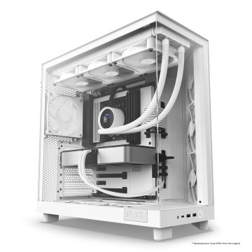 NZXT H6 Flow White - Behuizing