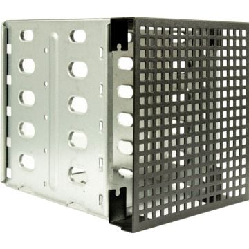 Inter-Tech montagekader 5,25"" auf 5x3,5"" voor 19"" Behuizing