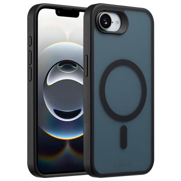 Accezz Rugged Frosted MagSafe Backcover voor de Apple iPhone 17e / 16e - Zwart