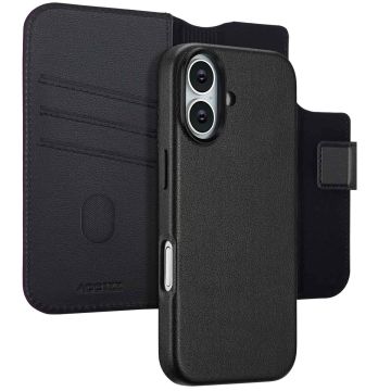Accezz Leather Bookcase 2-in-1 met MagSafe -  Smartphonehoesje