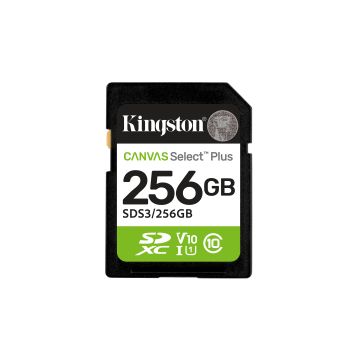 Kingston Canvas Select Plus Gen 3 256 GB - Flashgeheugenkaart