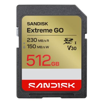 Sandisk Extreme GO SD 512GB - Flashgeheugenkaart