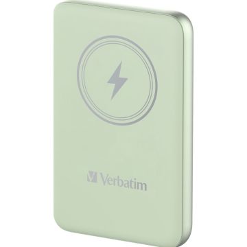 Verbatim Charge 'n' Go Magnetische Draadloze Power Bank 10000 Groen - Draadloze Power Bank