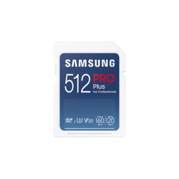 SSamsung PRO Plus SDXC 512GB - Flashgeheugenkaart Video Class V30