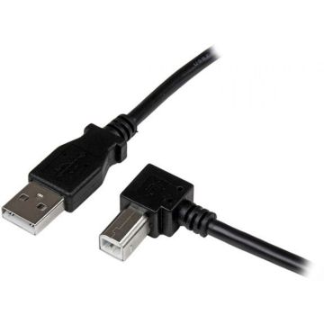 StarTech.com 3 m USB 2.0 A naar rechtshoekige B-kabel – MM - USB-kabel