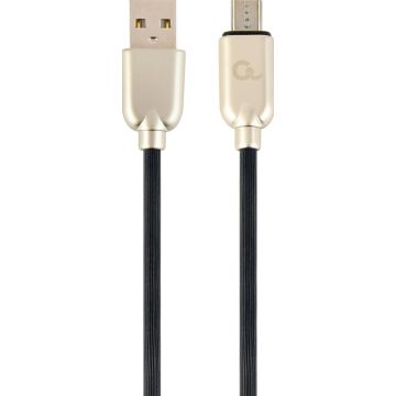 gembird Hochwertiges Micro-USB-oplaadkabel , 2 m, zwart