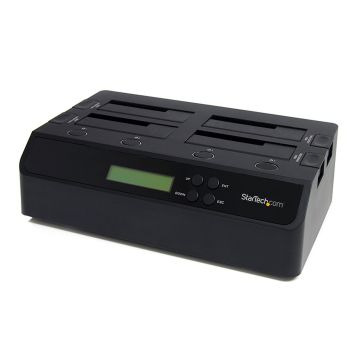 StarTech.com 4-bay USB 3.0 eSATA naar SATA standalone 1:3 docking station - Vaste-schijfduplicator