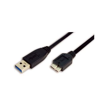 Logilink USB Kabel A -> micro B St/St 3.00m zwart